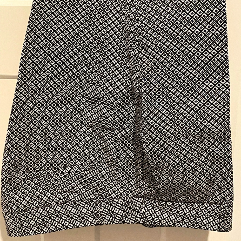 Cute black/white/blue ankle pant